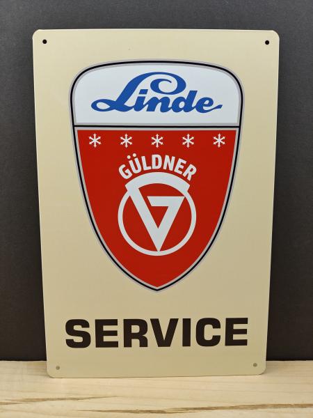 Güldner Service Creme Blechschild